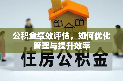 玉林公积金绩效评估，如何优化管理与提升效率
