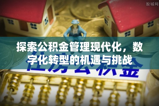 玉林探索公积金管理现代化，数字化转型的机遇与挑战