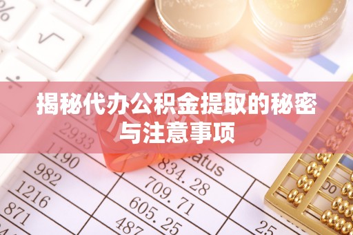 玉林揭秘代办公积金提取的秘密与注意事项