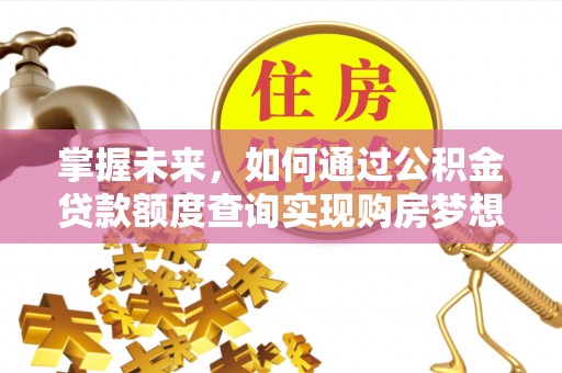 玉林掌握未来，如何通过公积金贷款额度查询实现购房梦想