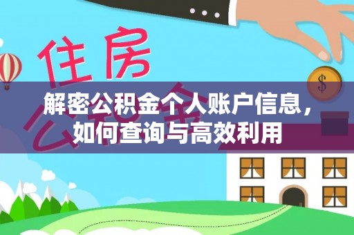 玉林解密公积金个人账户信息，如何查询与高效利用