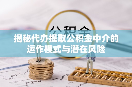 玉林揭秘代办提取公积金中介的运作模式与潜在风险