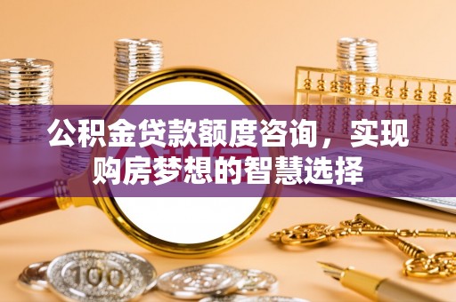玉林公积金贷款额度咨询，实现购房梦想的智慧选择