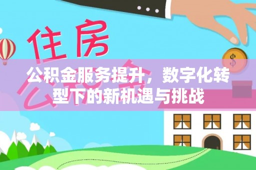玉林公积金服务提升，数字化转型下的新机遇与挑战