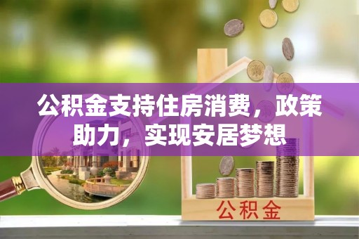 玉林公积金支持住房消费，政策助力，实现安居梦想