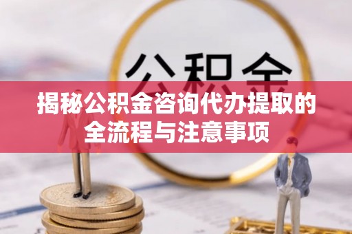 玉林揭秘公积金咨询代办提取的全流程与注意事项