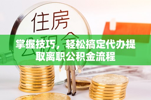 玉林掌握技巧，轻松搞定代办提取离职公积金流程