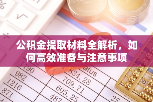 玉林公积金提取材料全解析，如何高效准备与注意事项