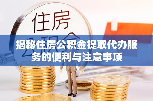 玉林揭秘住房公积金提取代办服务的便利与注意事项