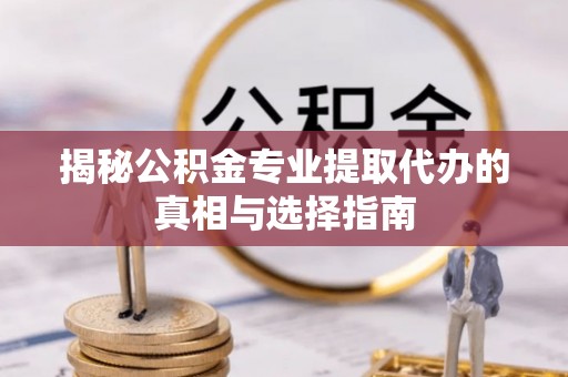 玉林揭秘公积金专业提取代办的真相与选择指南