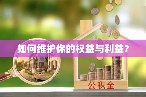 玉林如何维护你的权益与利益？