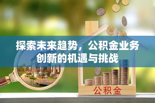 玉林探索未来趋势，公积金业务创新的机遇与挑战