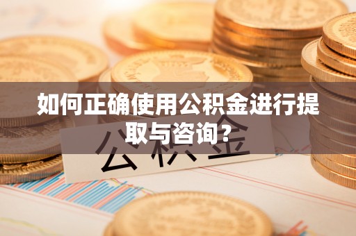 玉林如何正确使用公积金进行提取与咨询？