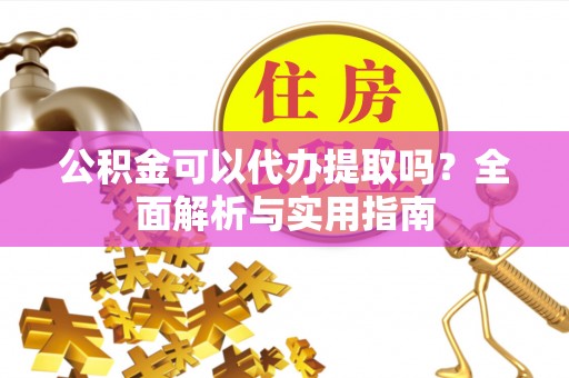 玉林公积金可以代办提取吗？全面解析与实用指南