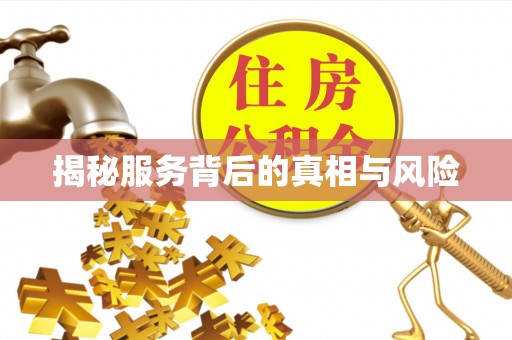 玉林揭秘服务背后的真相与风险